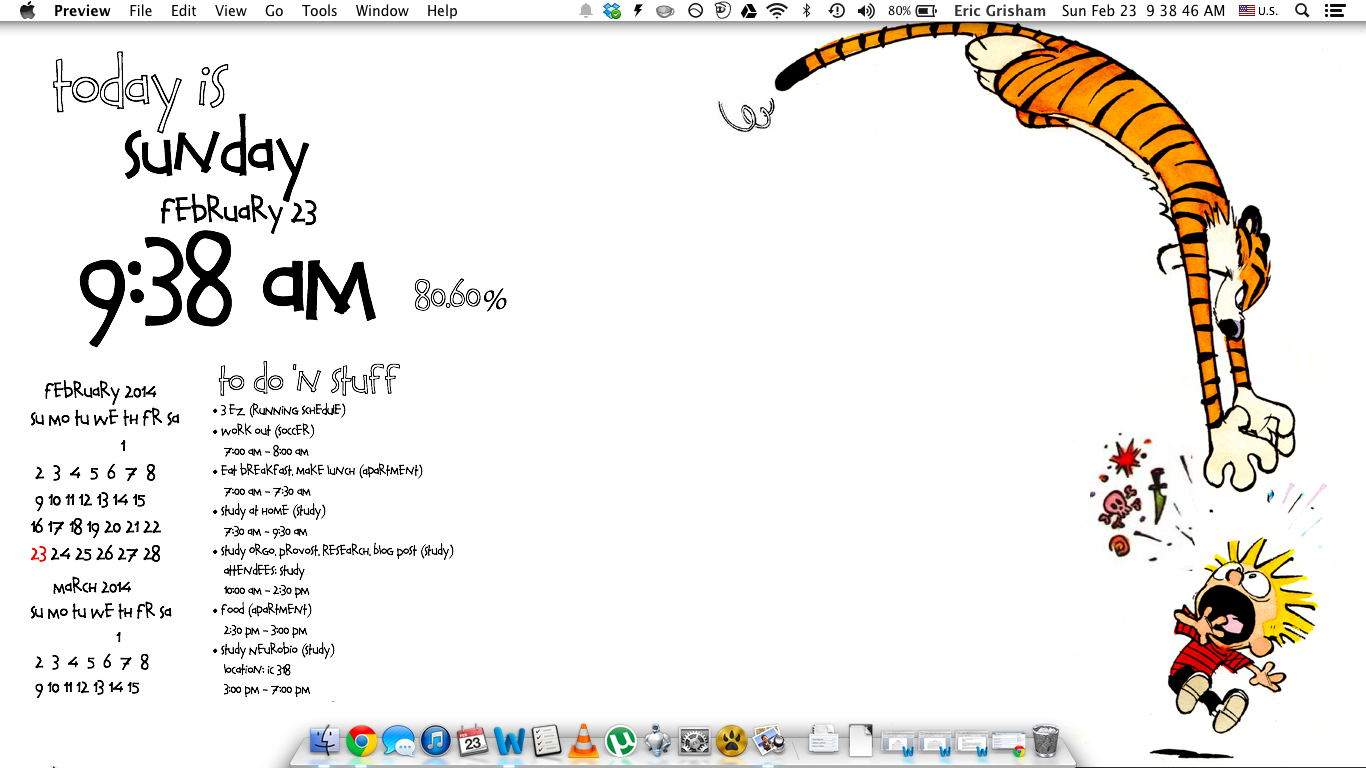 calvin and hobbes calendar