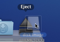 Eject Disk Image Dock
