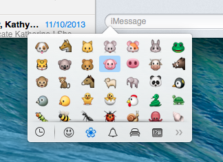 Emoji Mavericks Shortcut