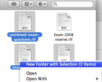 Finder New Folder With Selection