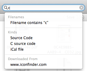 Finder Search Suggestions Lion