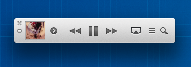 iTunes 11 Miniplayer Controls