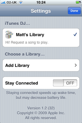 iTunes DJ iPhone