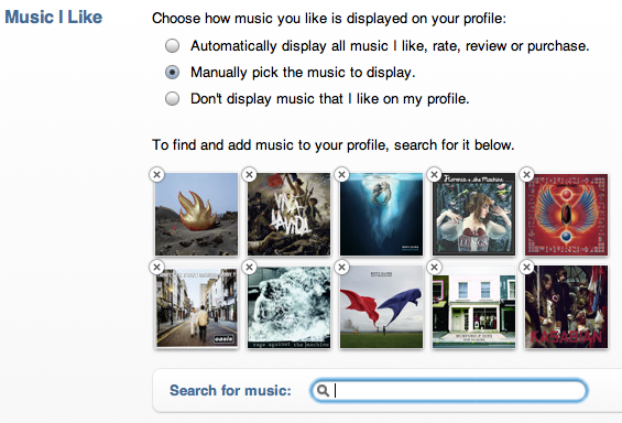Manually Pick Music I Like