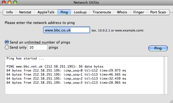 Ping For Mac Os