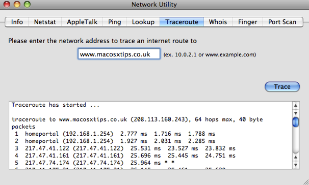 Traceroute