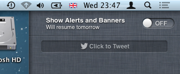 Turn Off Notification Center