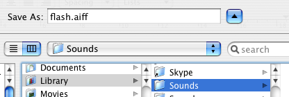 Save Flash.aiff