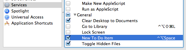 System Preferences Keyboard Shortcuts